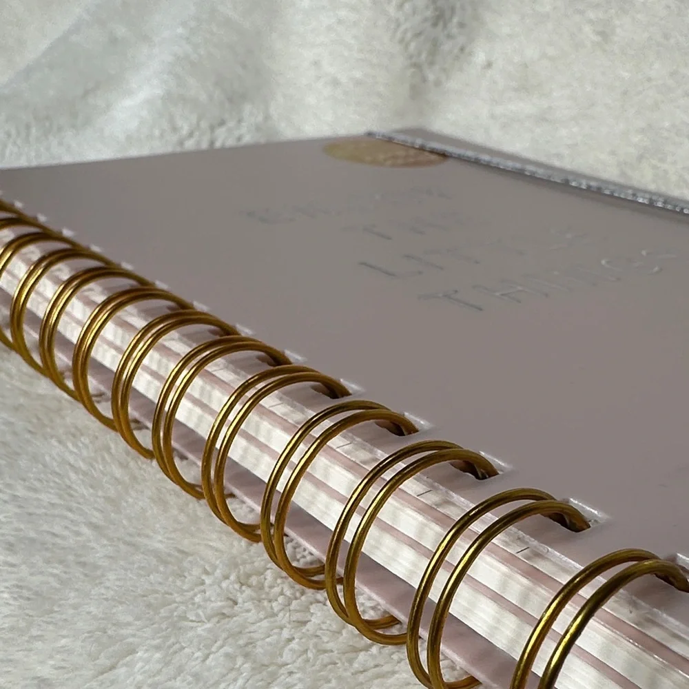 Enjoy the Little Things Spiral Journal Doodle Sketch Notebook Lines, Dots, Blank